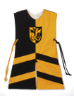 Wappenrock Adler schwarz/gelb, Gr. 1